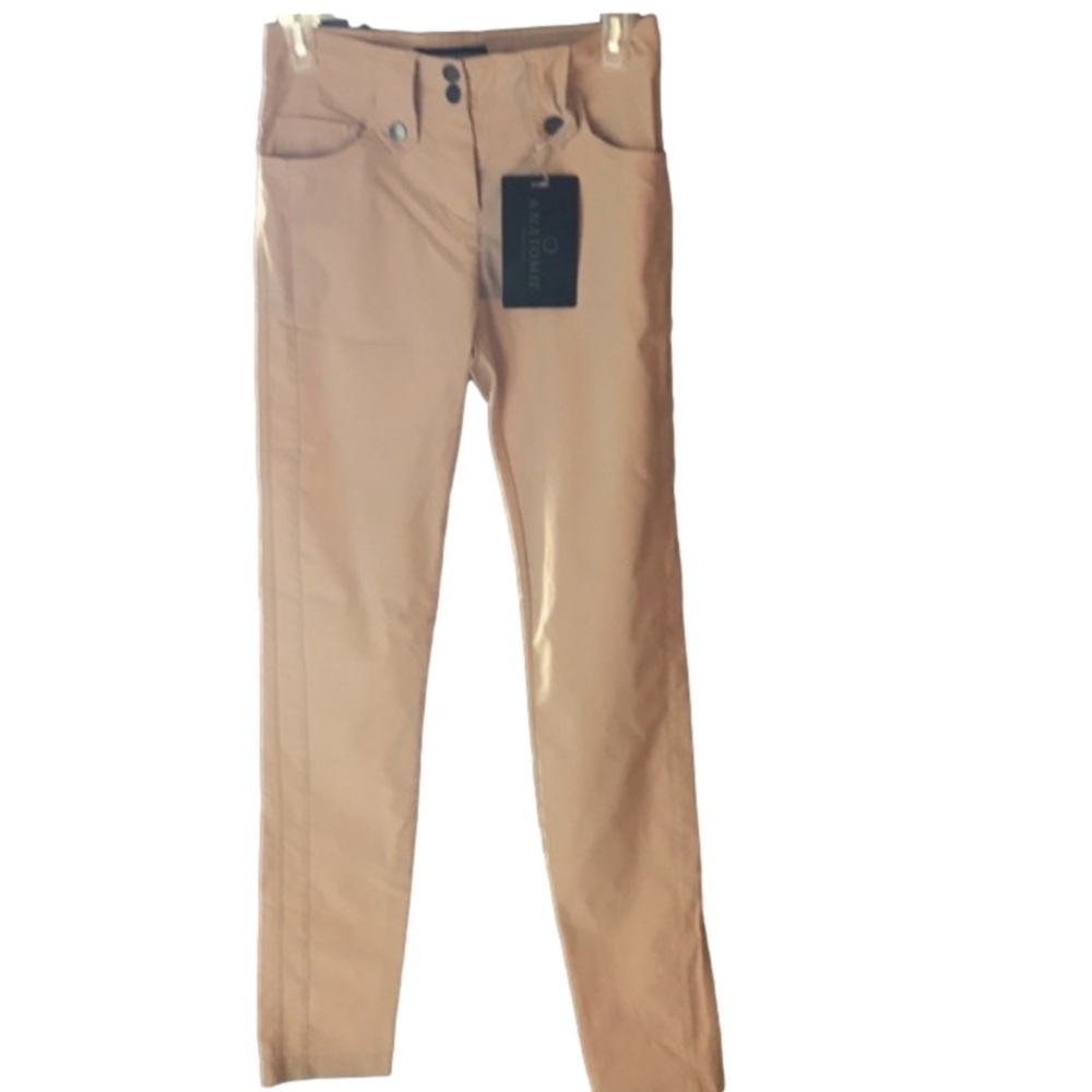 MADE IN ITALY BRAND NEW WITHOUT TAG, TAN ANATOMIE STRAIGHT LEG!